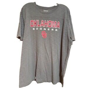 Oklahoma Sooners OU Captivating Gray T Shirt XL NCAA Football College